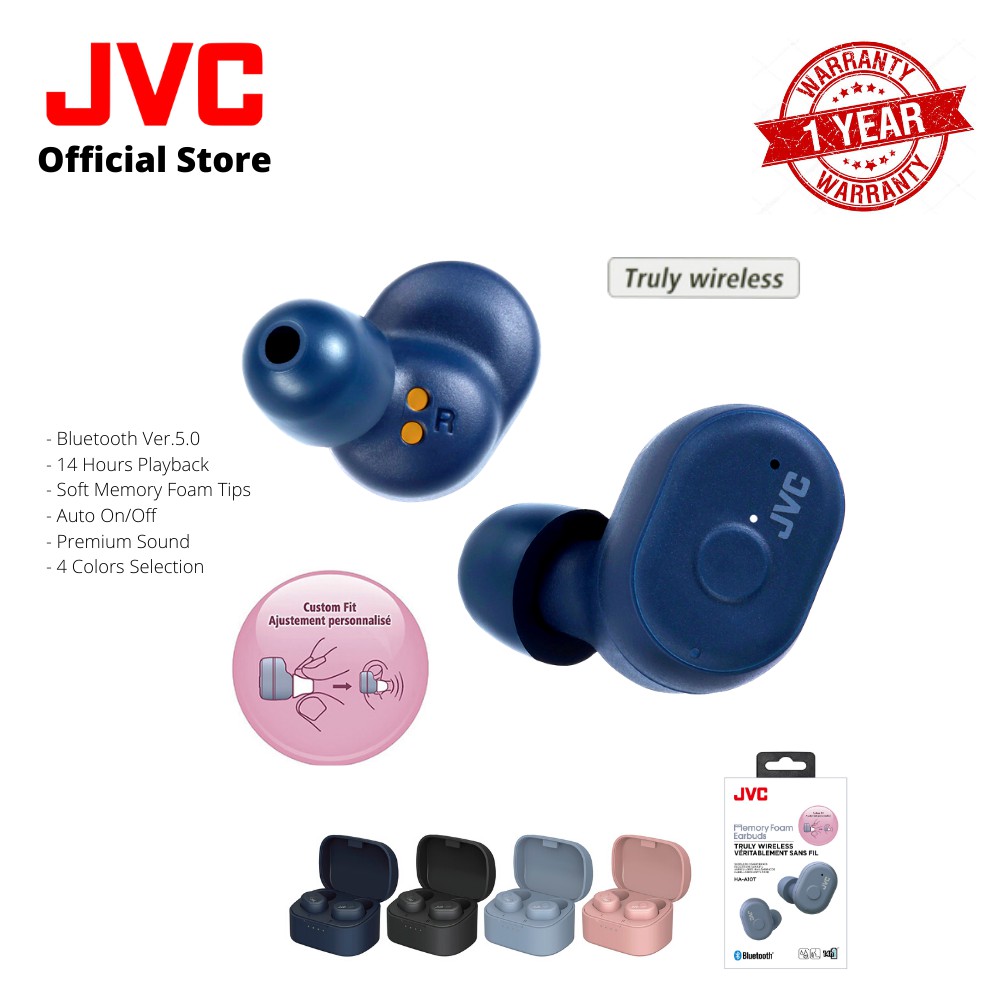jvc memory foam earbuds