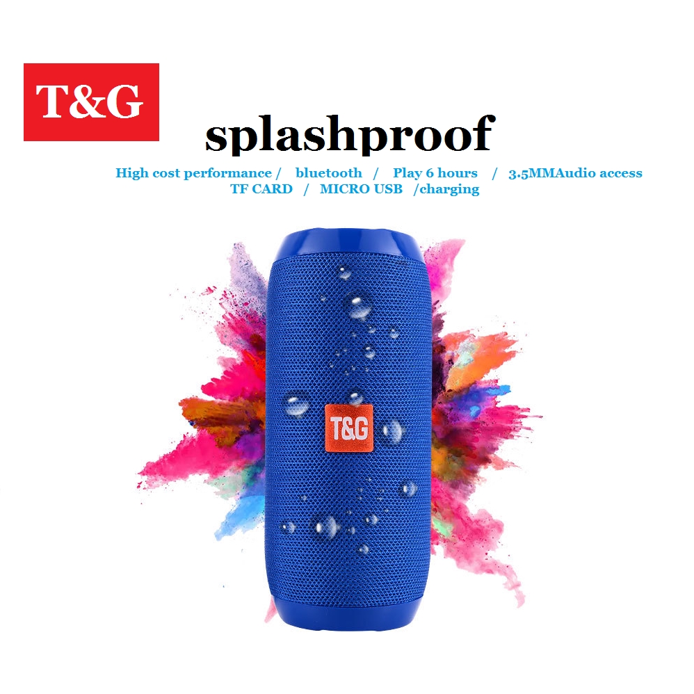 T G Charge2 Splash Proof Portable Bluetooth Speaker Free Shipping Shopee Malaysia