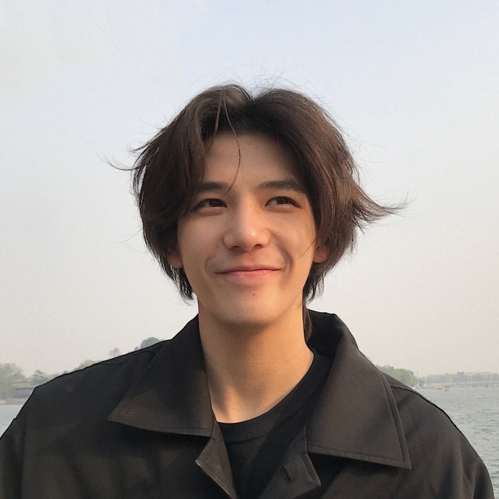 Wig Male Short Hair In The Bangs Curly Hair Korean Version Of The