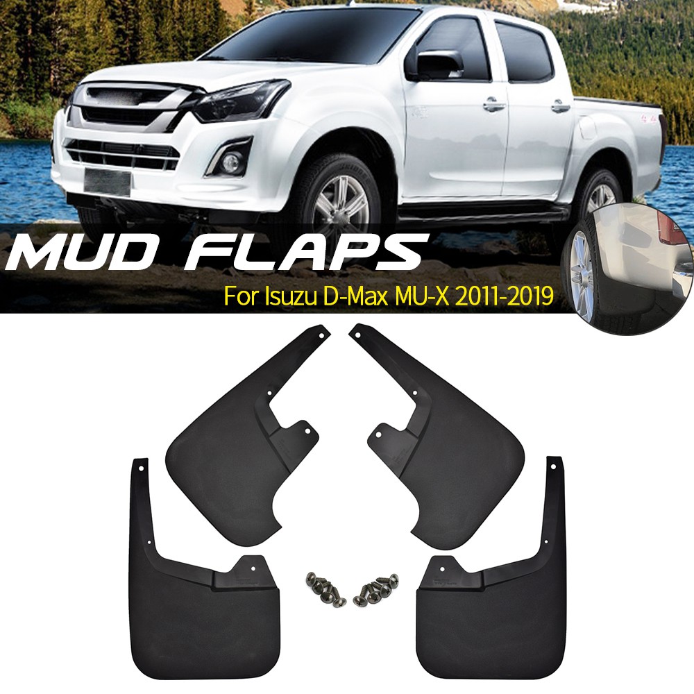 Molded Mud Flaps For ISUZU DMAX DMAX MUX RT50 RT85 1119 Mudguards