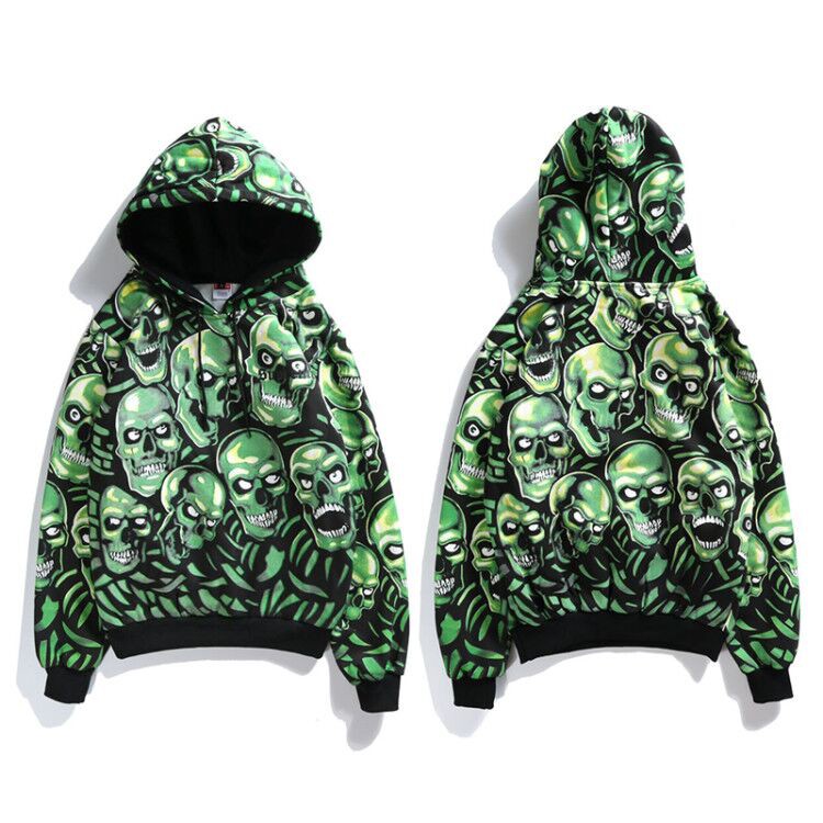 supreme skulls hoodie