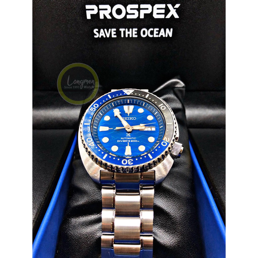 Klang Longmen] Seiko Prospex Save The Ocean SRPD21K1 SE Automatic Divers  Watch 