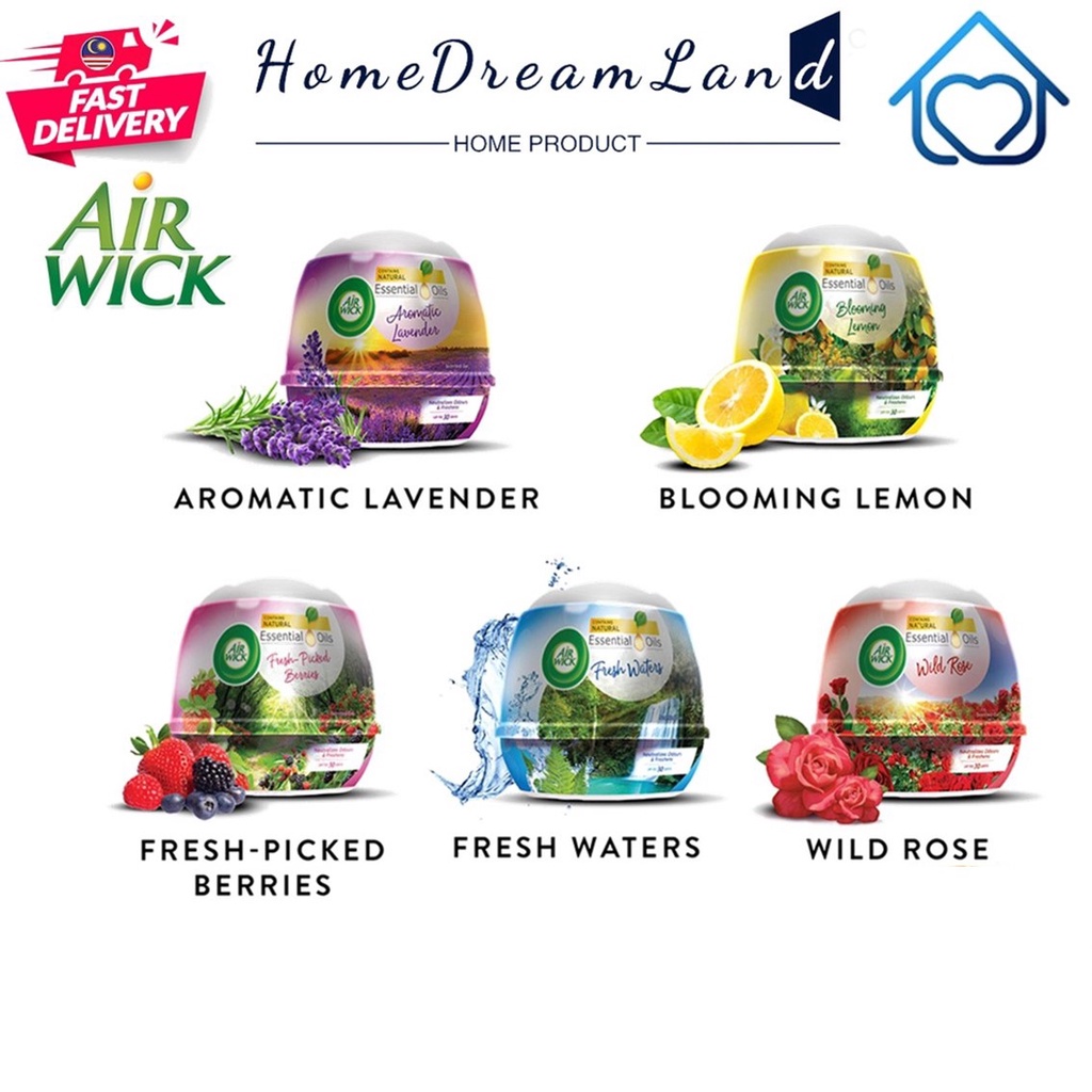 Air Wick Life Scents Air Freshener Scented Aromatic Gel Cone 180g