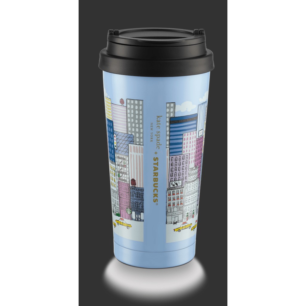 Starbucks X Kate Spade Limited Edition Cityscape Tumbler 16oz {Read