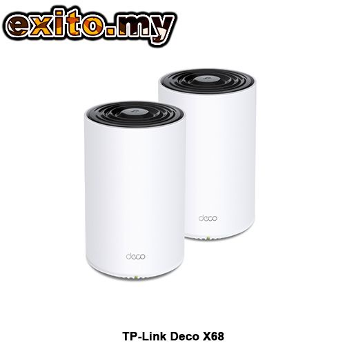 TPLink Deco X68 (2Pack) AX3600 Whole Home Mesh WiFi 6 System