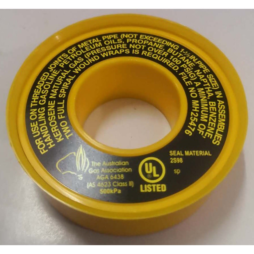 gas line thread seal tape