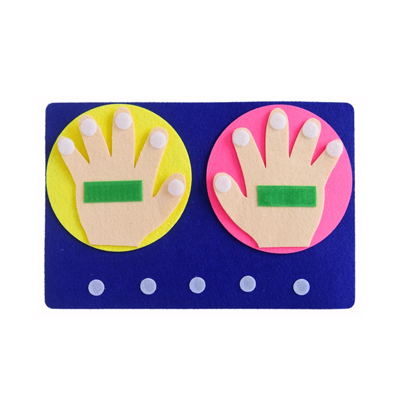 Multi Must Kid Montessori Toys Felt Finger Number Math Children Counting Addition Subtraction Puzzle Toddler Early Le... - Image 3