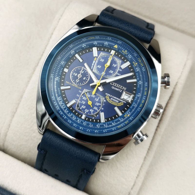 citizen quartz watch blue angels