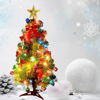 60Cm LED Tabletop Artificial Small Mini Christmas Tree ...