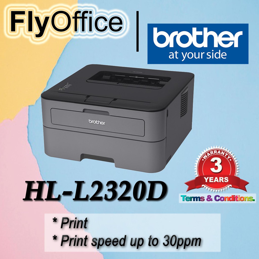 Brother HL-L2320D HLL2320D L2320D 2320 Single Duplex Monochrome Laser ...