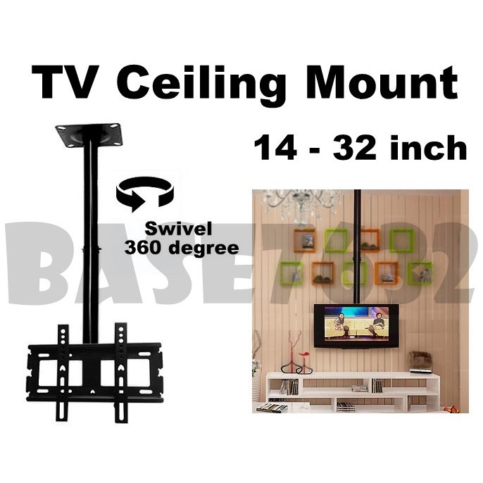 14 To 32 Inch Lcd Plasma Tv Swivel Wall Ceiling Mount Bracket Holder 1713 1