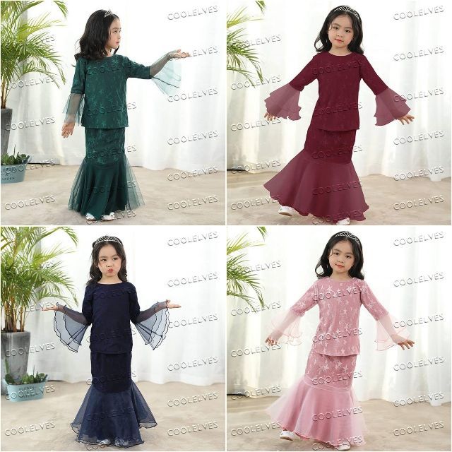 mermaid baju kurung