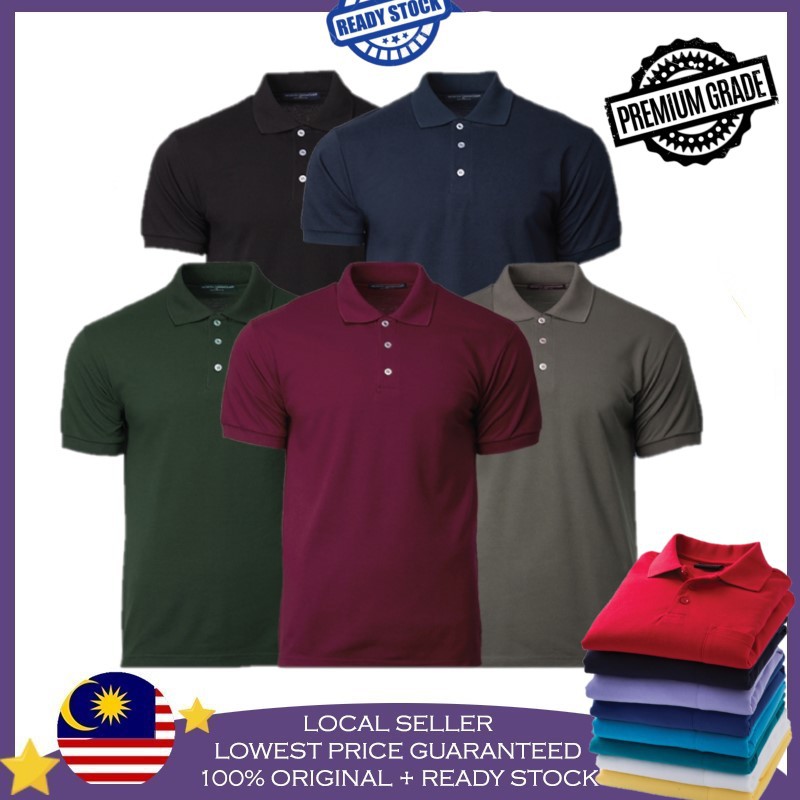 [70% Mega Sales !] Original POLO-TSHIRT BAJU 100% Premium Grade 100% ...