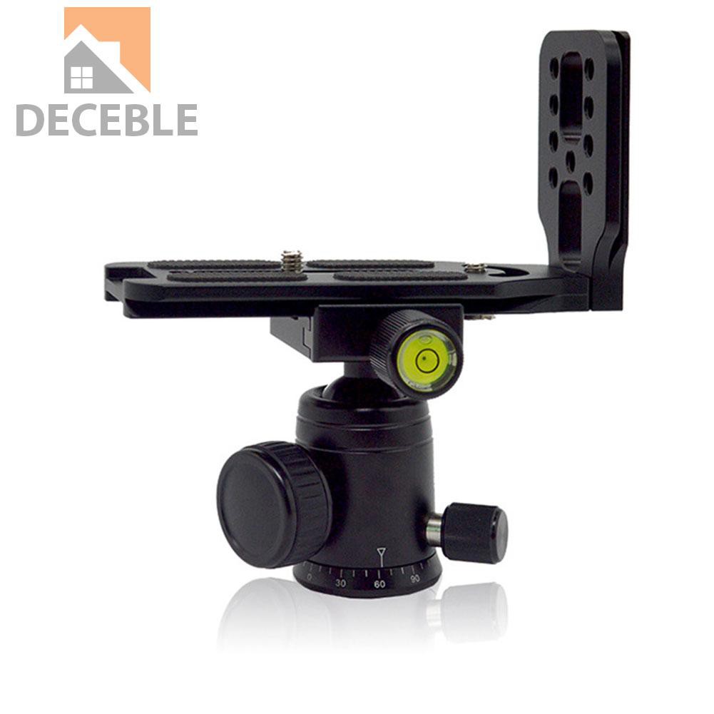 Quality Versatile Deceble Quick Release DSLR Camera L Plate Tripod Head Mount Vertical Shot Bracket - Image 2