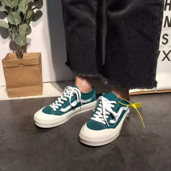 Original New Vans Style 36 Decon Sf Green Sneakers Shoes Shopee