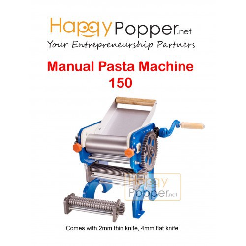 Happypopper Commercial Karipap Maker Press Flour Pasta Maker Noodle Mee Manual Pasta Machine M - 150 Heavy Duty