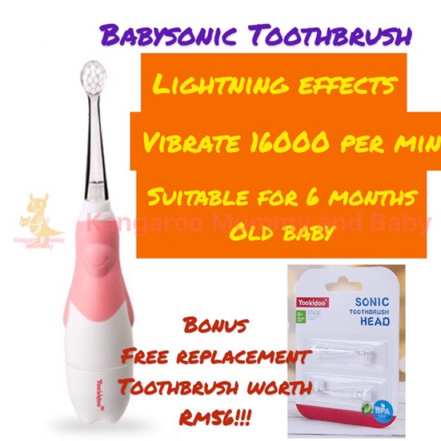 battery operated baby toothbrush