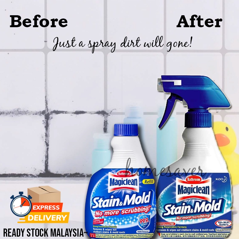 Magic Clean Stain & Mold Toilet Dirt Remover 400ml / Floor Cleaner 2 ...