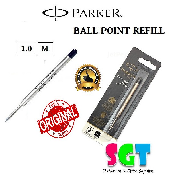 Parker ball pen refill (M) black Shopee Malaysia