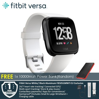 fitbit versa fitness watch rose gold periwinkle