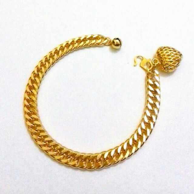 Bracelet Gold Korea 24K Pure Gold Plated Shopee Malaysia