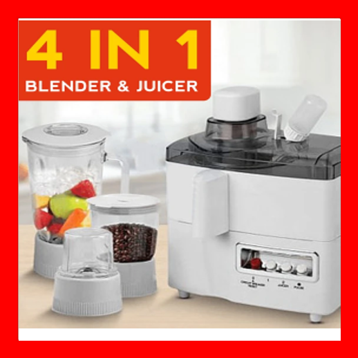 [ 4 IN 1 ] MultiFunctional Blender & Juice Extractor Machine Shopee
