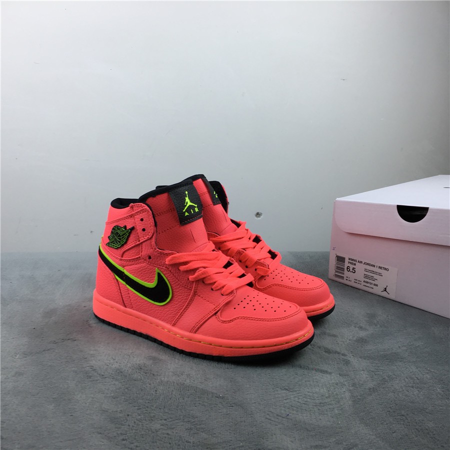 jordan 1 black hot punch