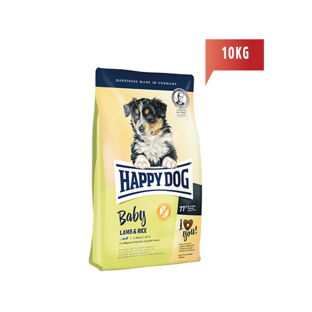happy dog baby lamb & rice 10kg