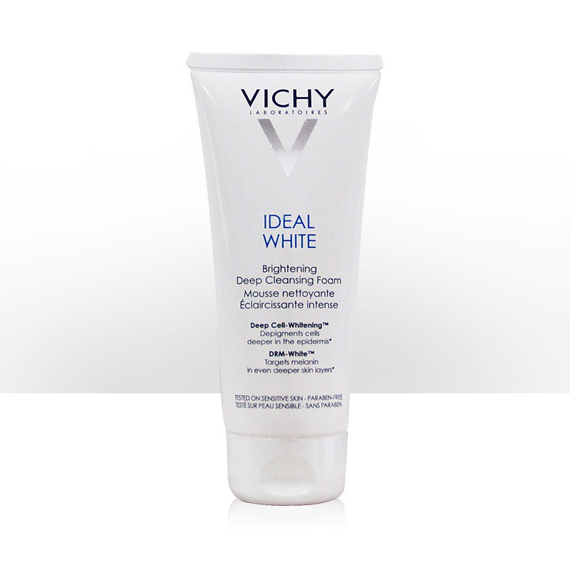 vichy ideal white brightening deep cleansing foam