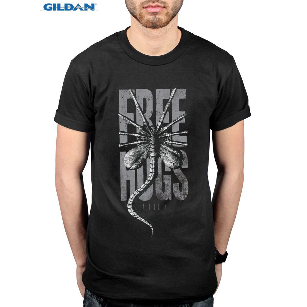 Alien Hugs Men T Shirt Face Hugger Chestburster Prometheus H R Giger Cool T Shirt Gildan Birthday Gift T4582 Shopee Malaysia