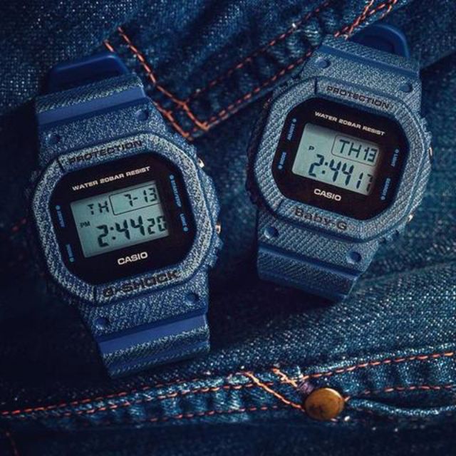 g shock denim couple