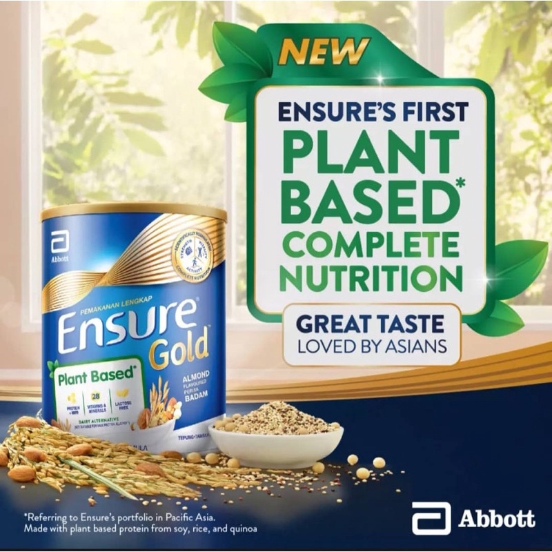 Ensure Gold Plant Based Almond 400g/850g Exp 2/2024 Shopee Malaysia