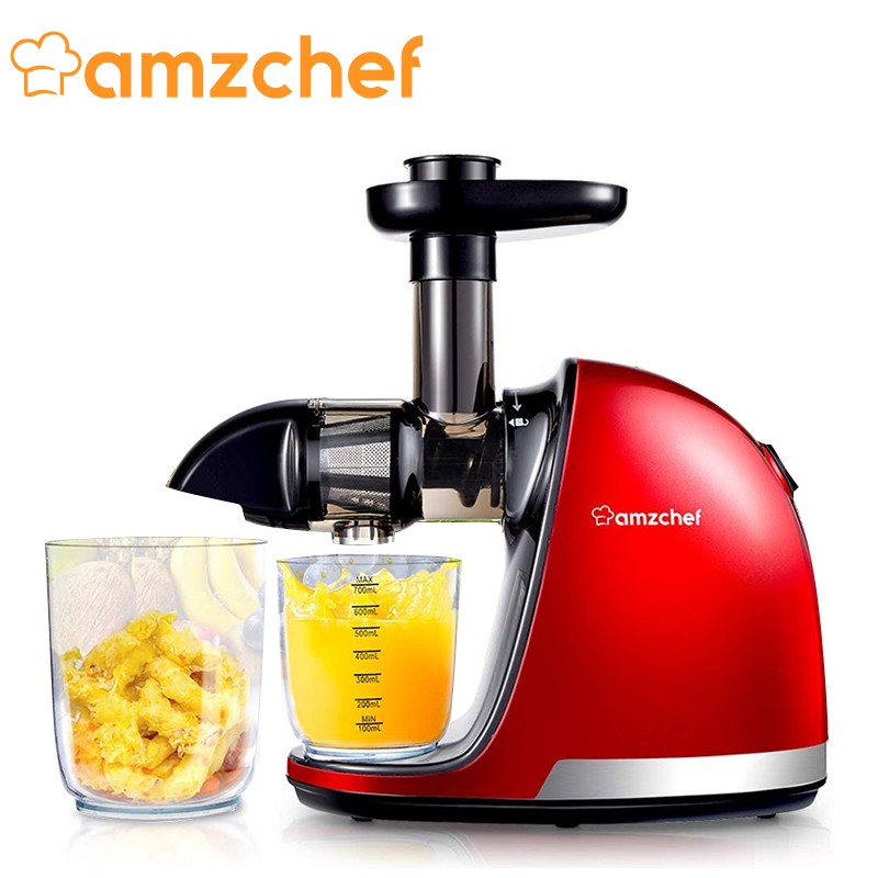AMZCHEF ZM1501 Slow Juicer Slow Masticating Juicer Extractor 150W