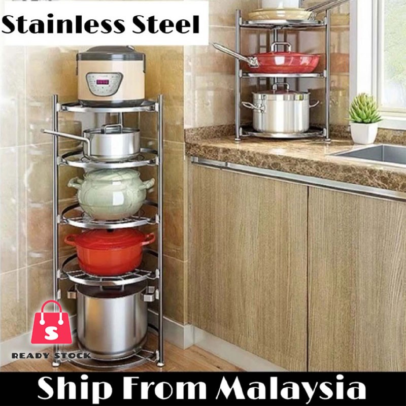 Kitchen Pot Rack Stainless Steel Kitchen Storage Rack Pan Kitchen Pot Rack Stainless Steel Kitchen Storage Rack Pan