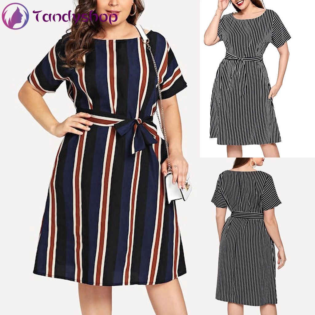 plus size a line summer dresses