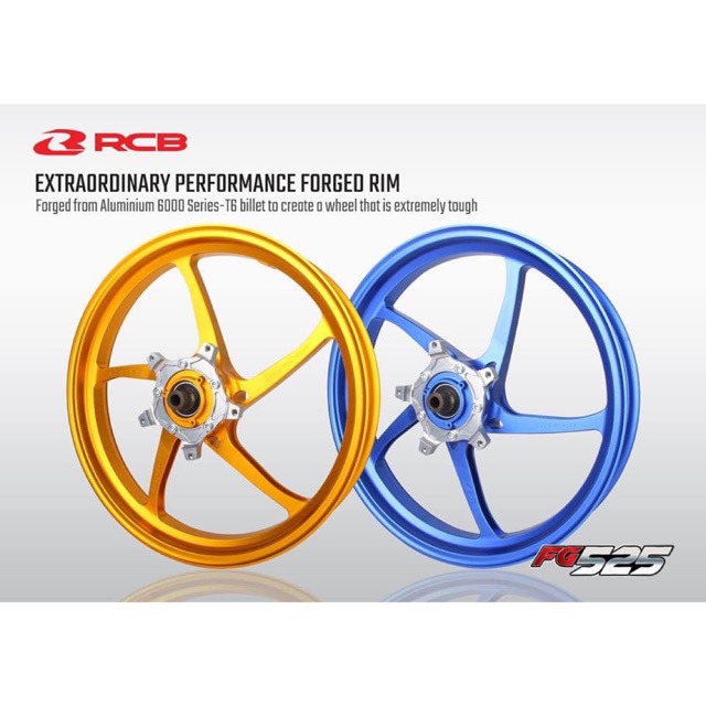 PNP SPORT RIM R25 MT25 V1 V2 RCB FG525 SP522 LIMITED EDITION GOLD BLUE ...