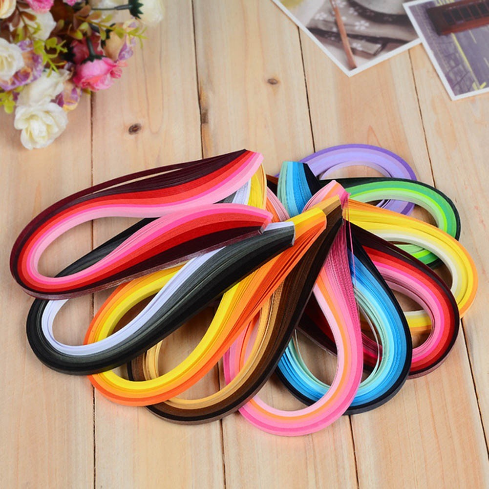 Download Paper Quilling Origami DIY Tool Hanmade Gift Gradient Color Quiling Paper Set | Shopee Malaysia