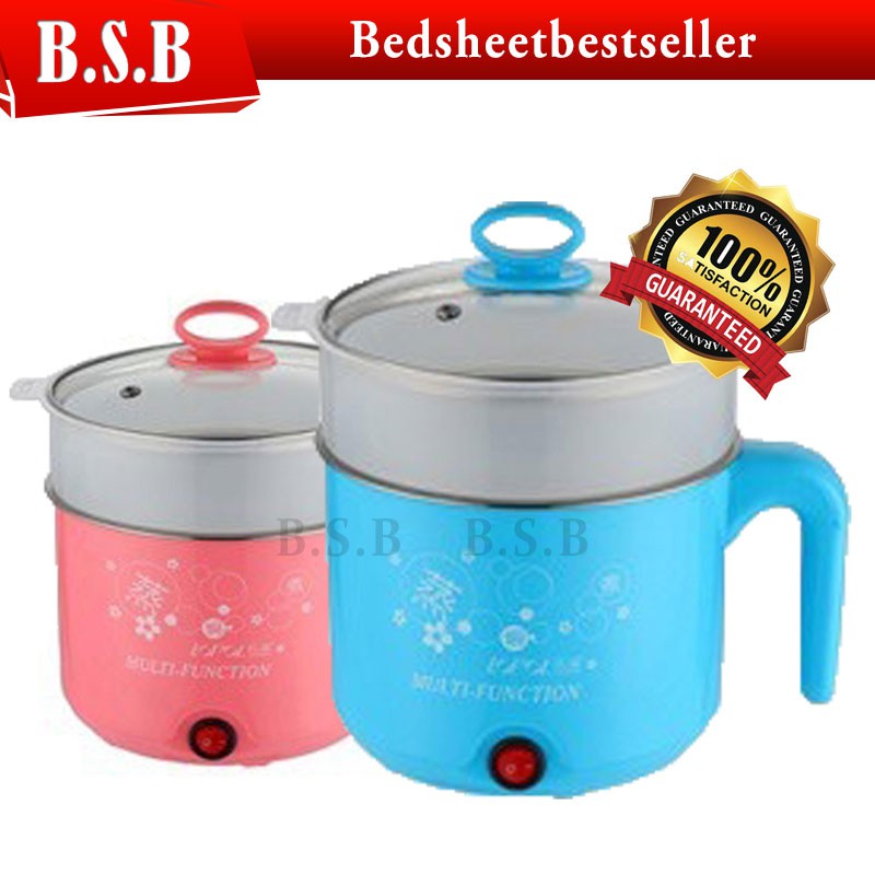 B.S.B B.S.B 2 Layers 1.8L Multifunction Electric Cooker Steamer ...