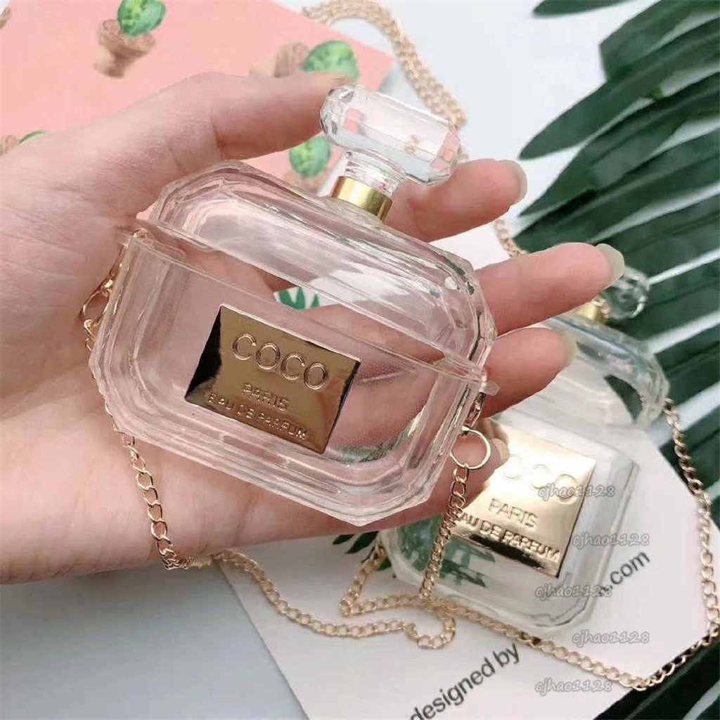 Coco Perfume Bottle Chanel Airpods 1 2 Silicone Case Airpods Pro Shopee Malaysia