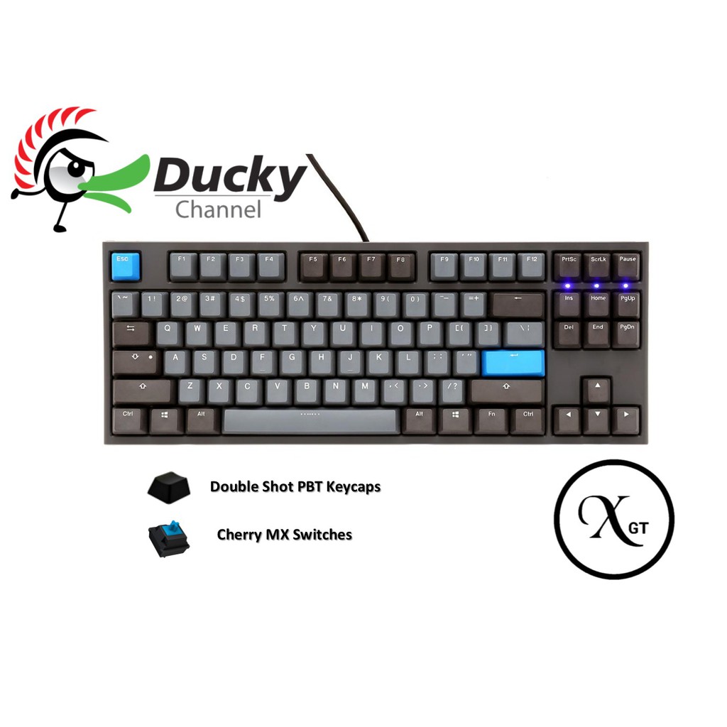 Xgt Ducky One 2 Tkl Skyline Double Shot Pbt Mechanical Keyboard Dkon17 Shopee Malaysia