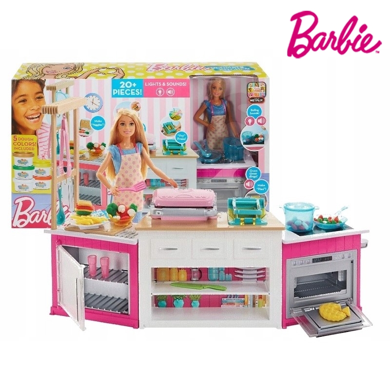 barbie ultimate kitchen set