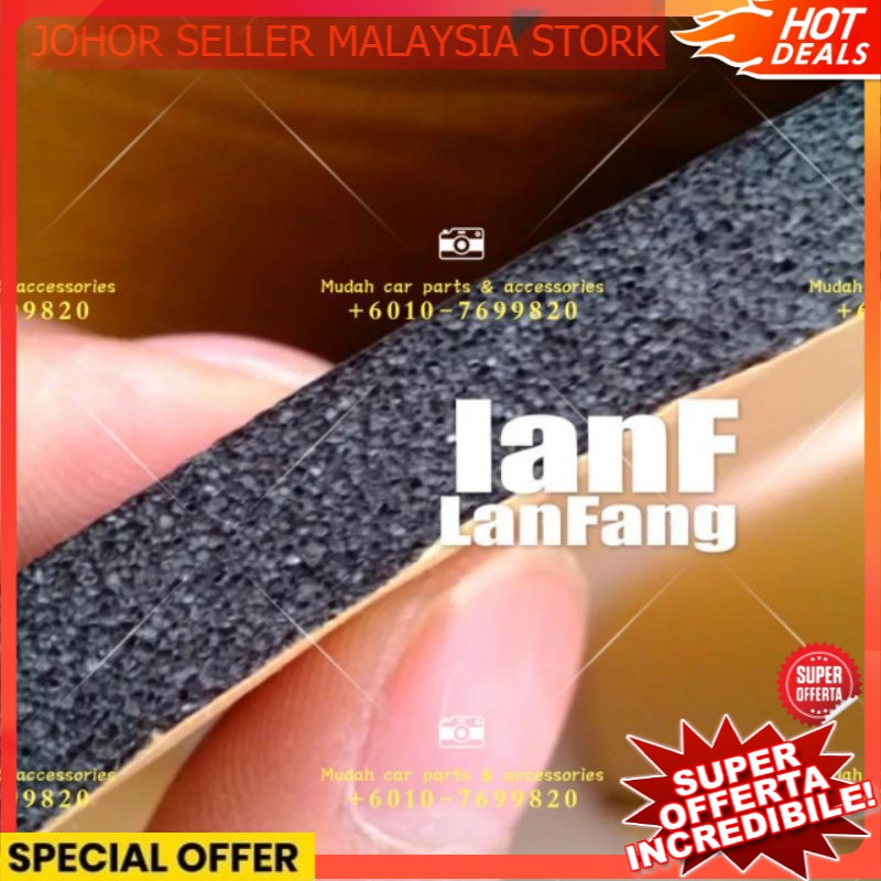 Insulation Radio Shield Cotton Film Soundproof Engine Bay Mat Under Cover Silence Scheme 0. 3M x0.5 Silent Door Boot Car