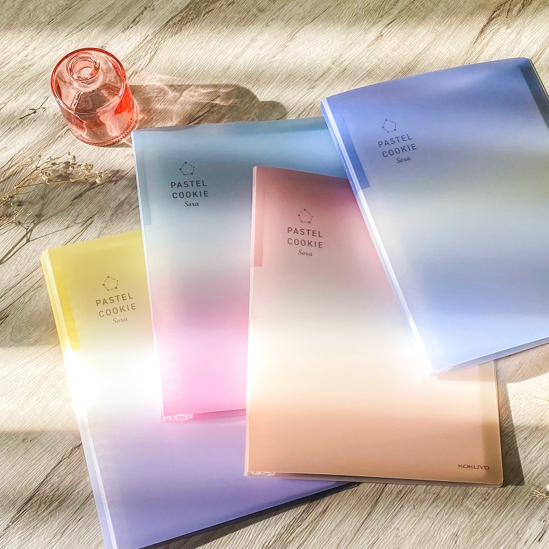 Kokuyo 2022 New Loose Leaf Pastel Cookies Clear Sky A5 B5 Notebook Large Capacity Binder