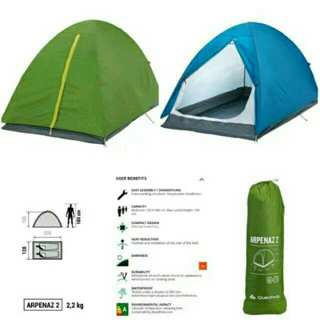 Arpenaz 2 tent hotsell