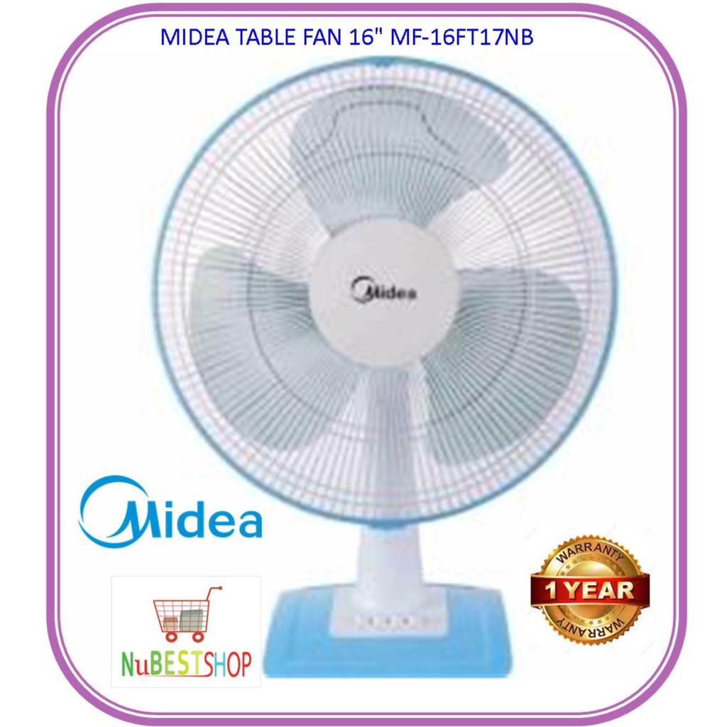 Midea Table Fan 16 Mf 16ft17nb