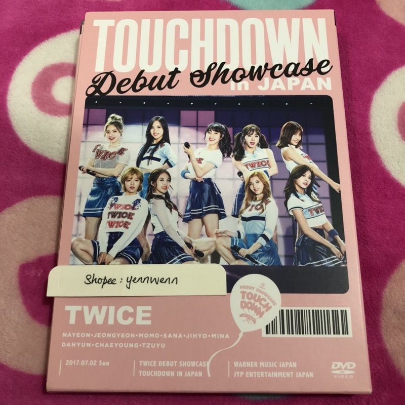 Twice Debut Showcase In Japan Touchdown Official Dvd Shopee Malaysia