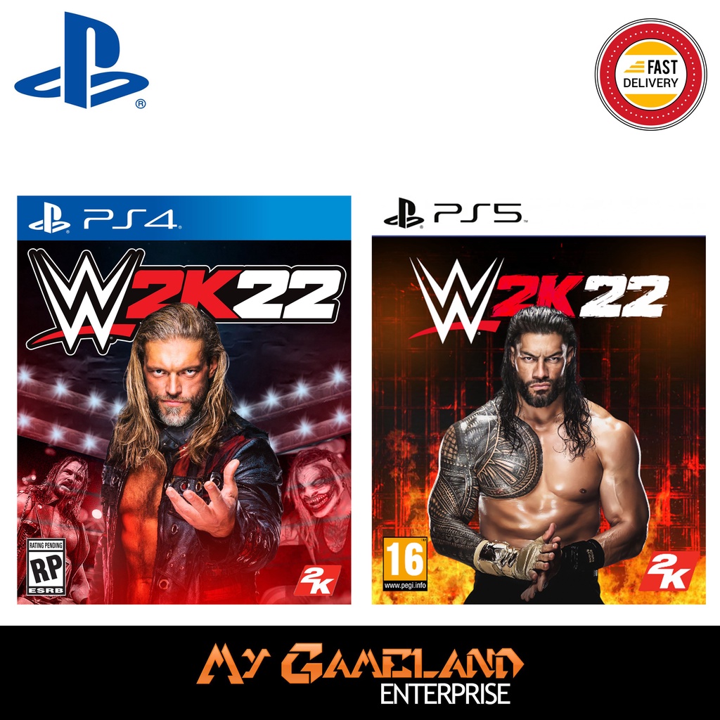 Pre Order Eta March 22 Ps4 Ps5 Wwe 2k22 Shopee Malaysia