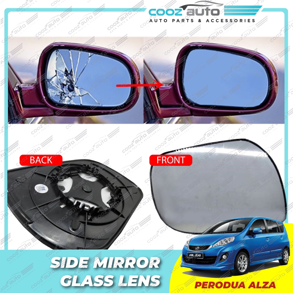 Perodua Alza Side Mirror Glass Mirror Len Lens Shopee Malaysia