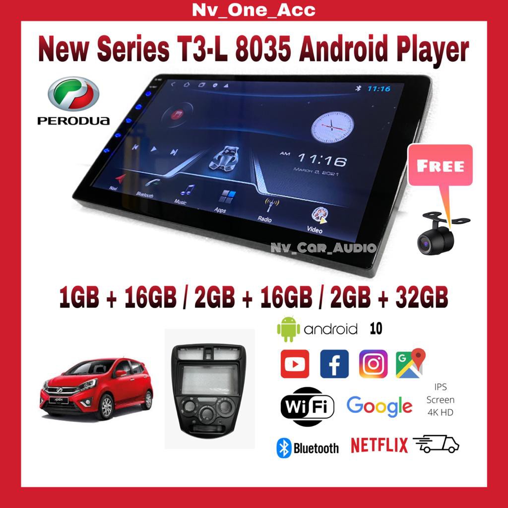 Cogoo Convex Perodua Axia 9 Android Player 2014 2020 Shopee Malaysia