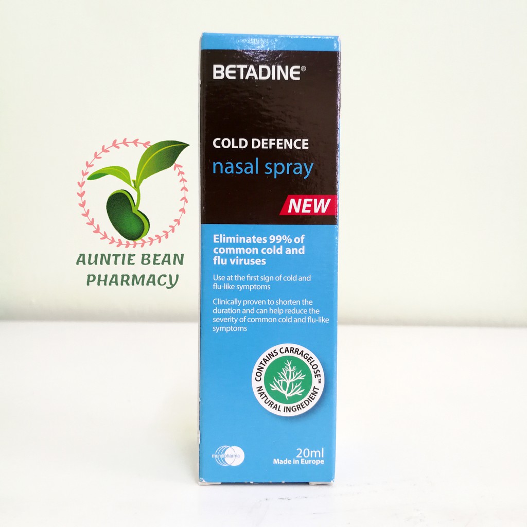 Betadine Cold Defence Nasal Spray 20ml exp 1/21 Shopee Malaysia